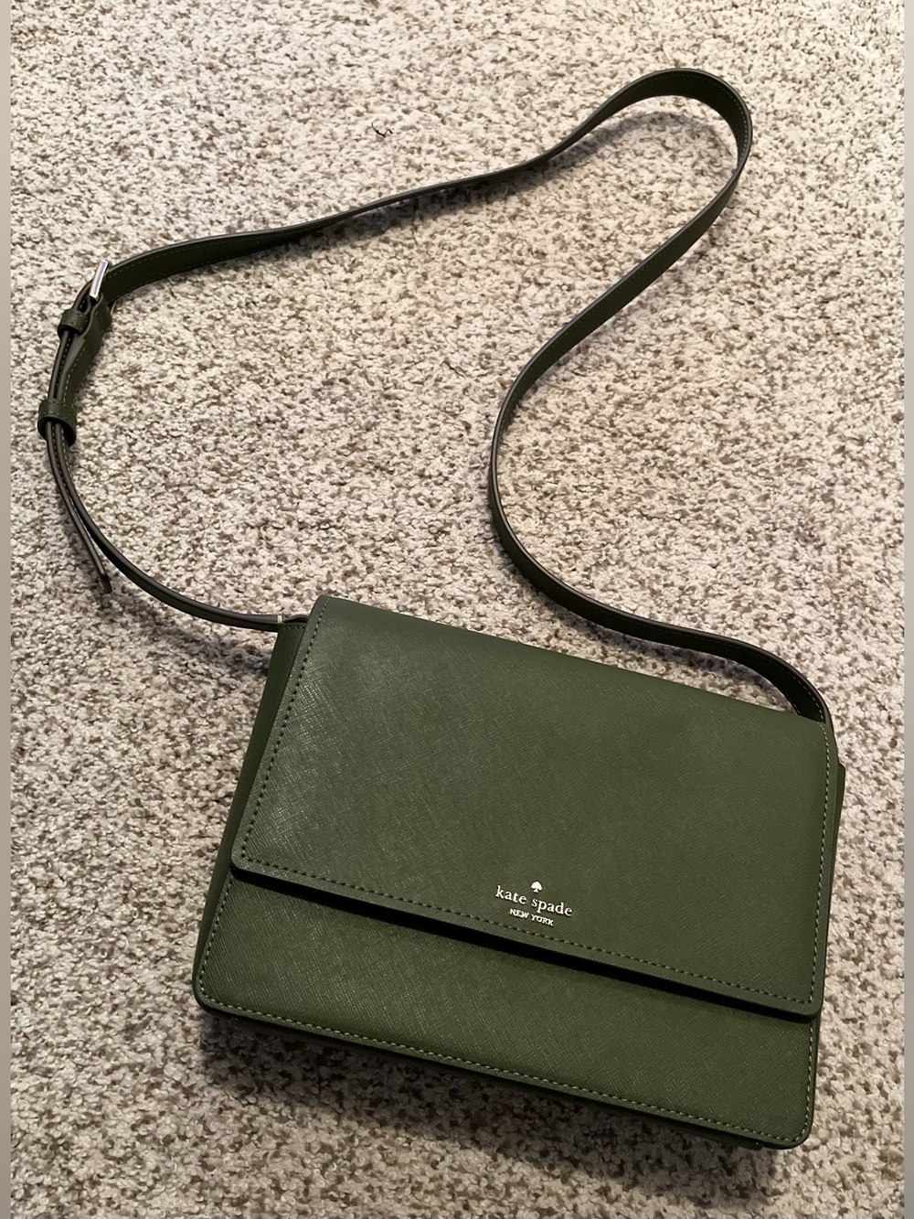 NWOT Kate Spade Cove Street Crossbody Bag Dark Green